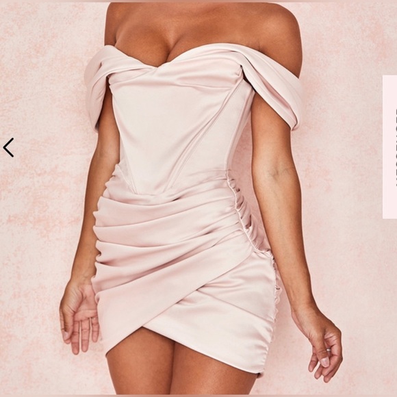 House of CB Blush Pink Coraline Mini Dress 💓👗 - Picture 6 of 15